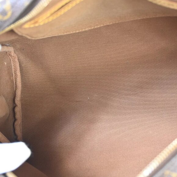 LOUIS VUITTON Montorgueil PM Shoulder Bag Monogram Leather Brown - Picture 10 of 16